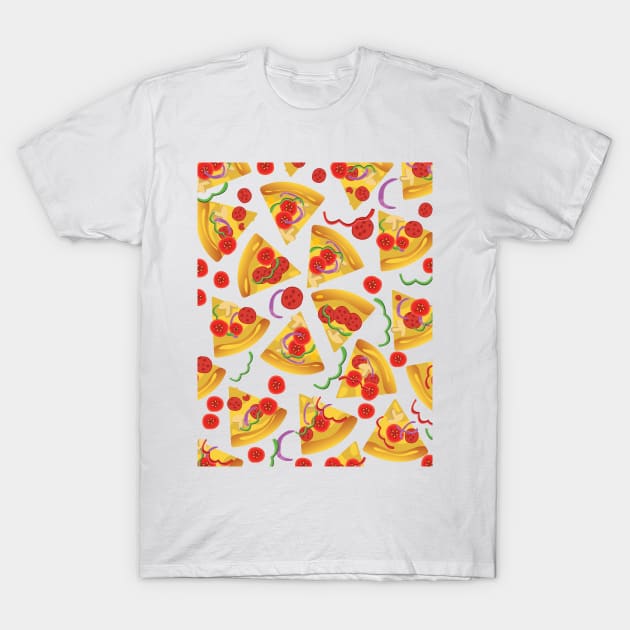 Pizza Slices T-Shirt by nickemporium1